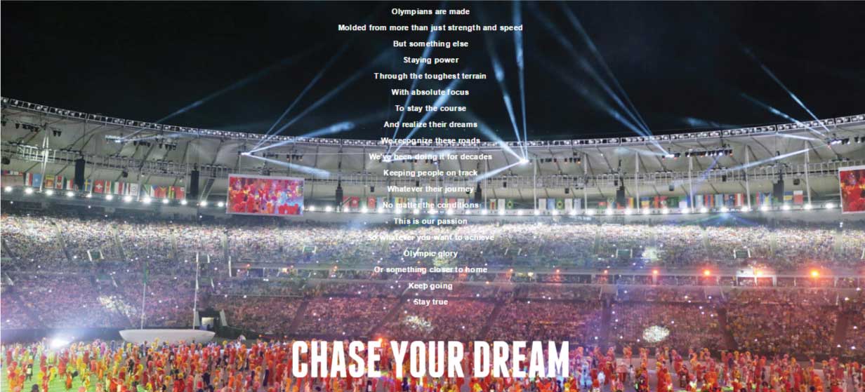 Bridgestone Chase Your Dream Manifesto